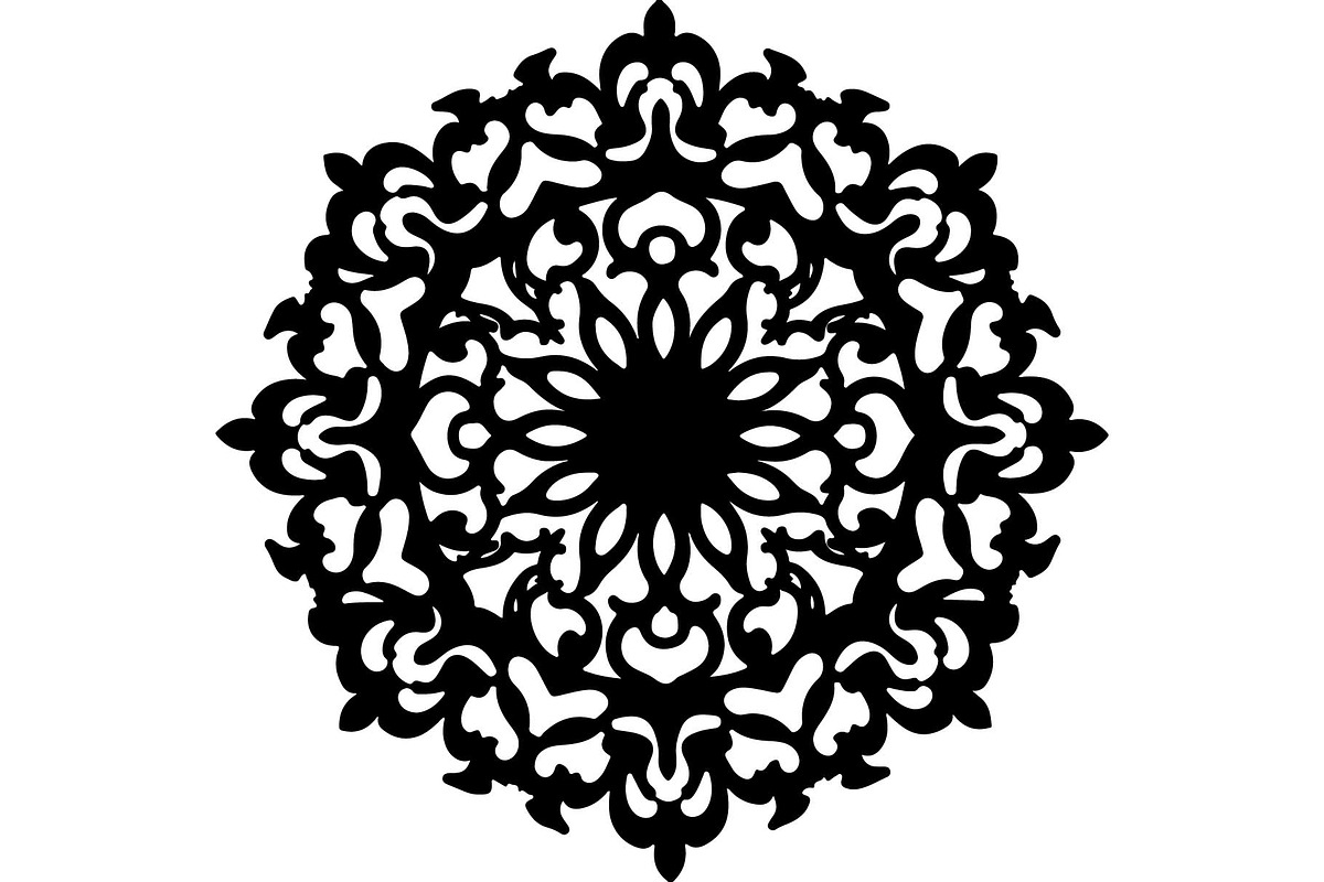 Black Ornate Mandala Designs, an Object Graphic by Designer_Momina (Photo 8 of 10)