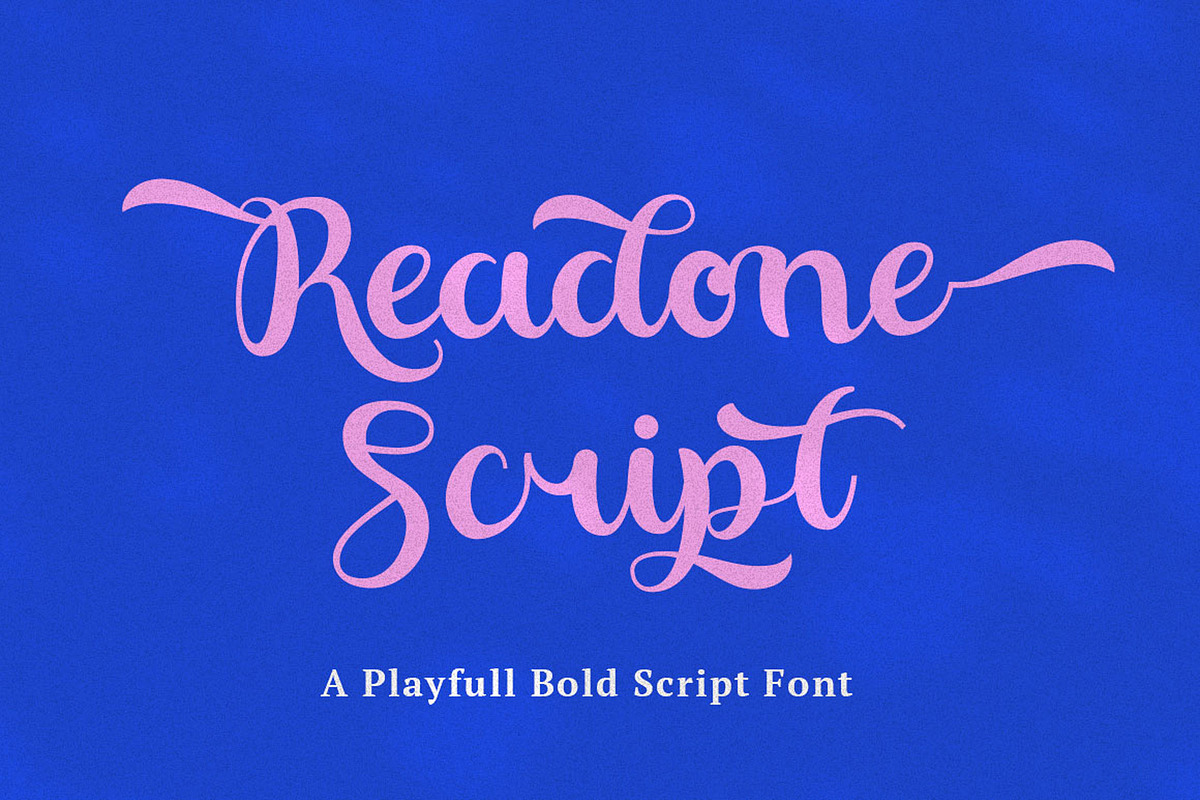 Readone - Playfull Bold Script