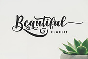 Garden, a Script Font by Alpha Bento (Thumbnail 4 of 8)