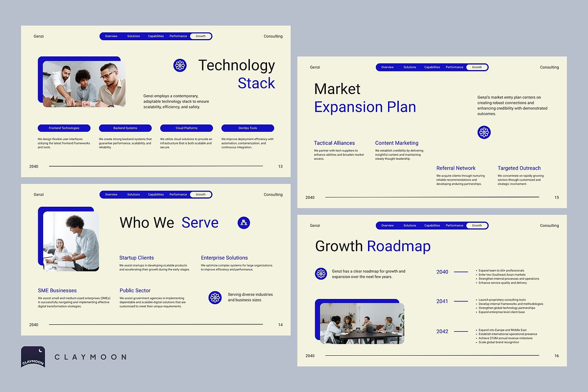 Consulting Business Presentation, a Presentation Template by Claymoon Lab (Photo 5 of 7)