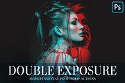 Photoshop Actions - Double Exposure, An Action Add-On By FixThePhoto