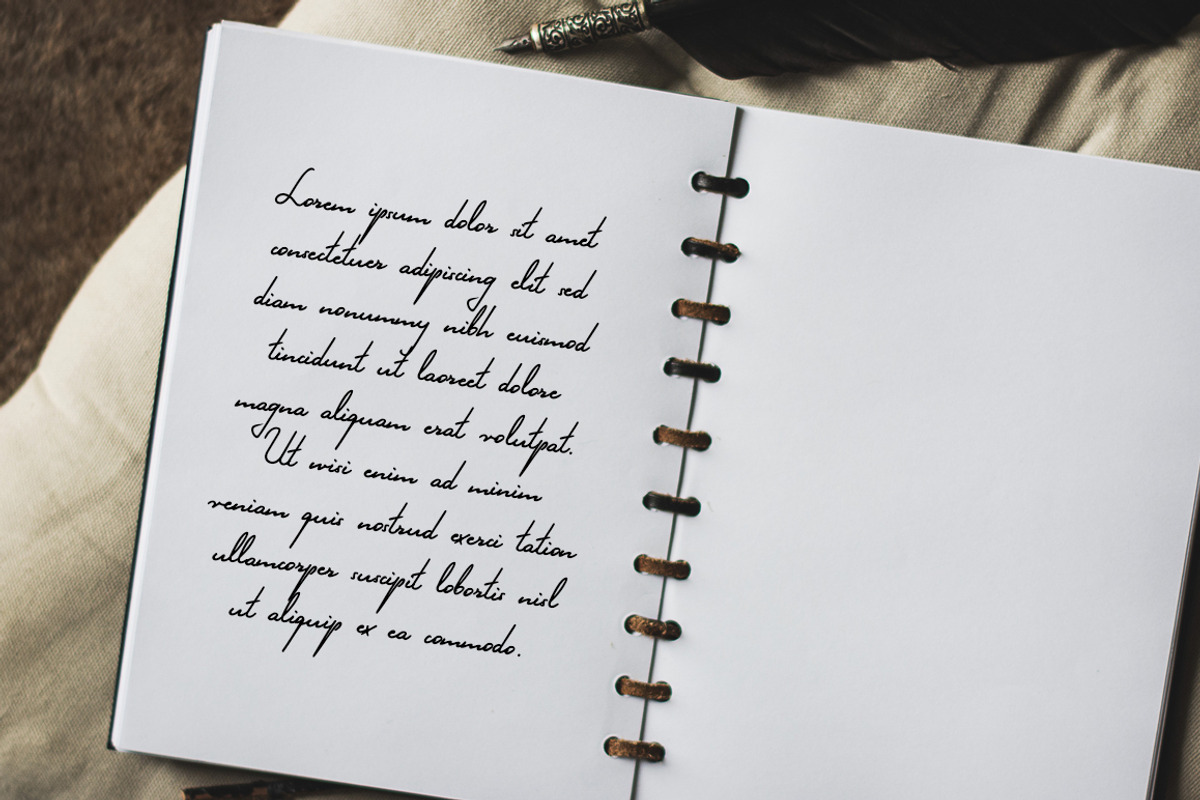 Fern Whisper - classy signature font preview 2