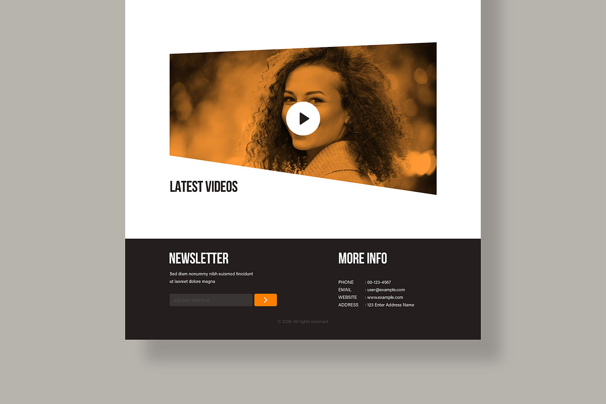 Modern Fashion Email Newsletter, an UI Kit Template by MightyDesign (Photo 6 of 9)