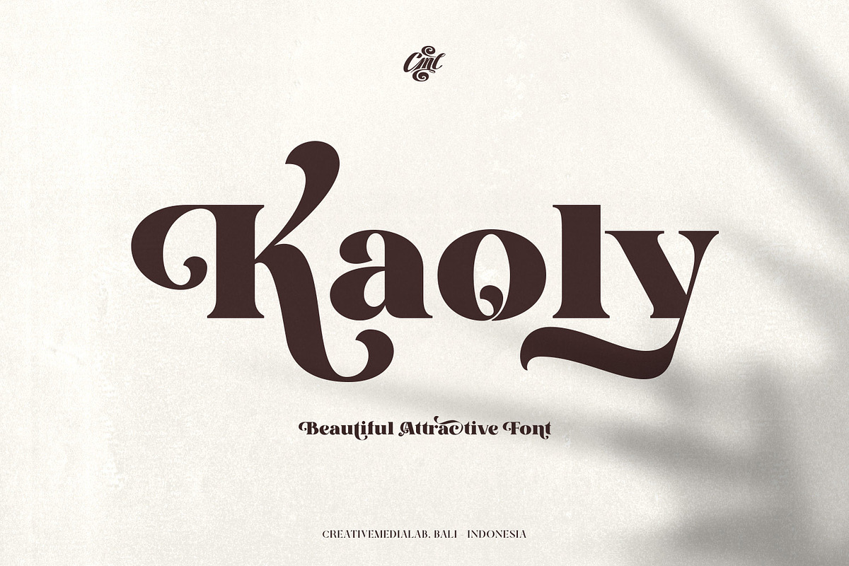 Kaoly - Beautiful Attractive Font