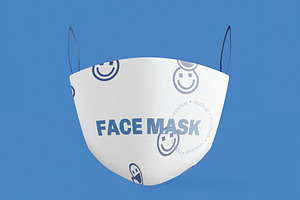 Face Mask Mockup, a Mask Mockup by skybluecreative