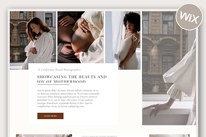 Wix Website Template | Mommy Muse