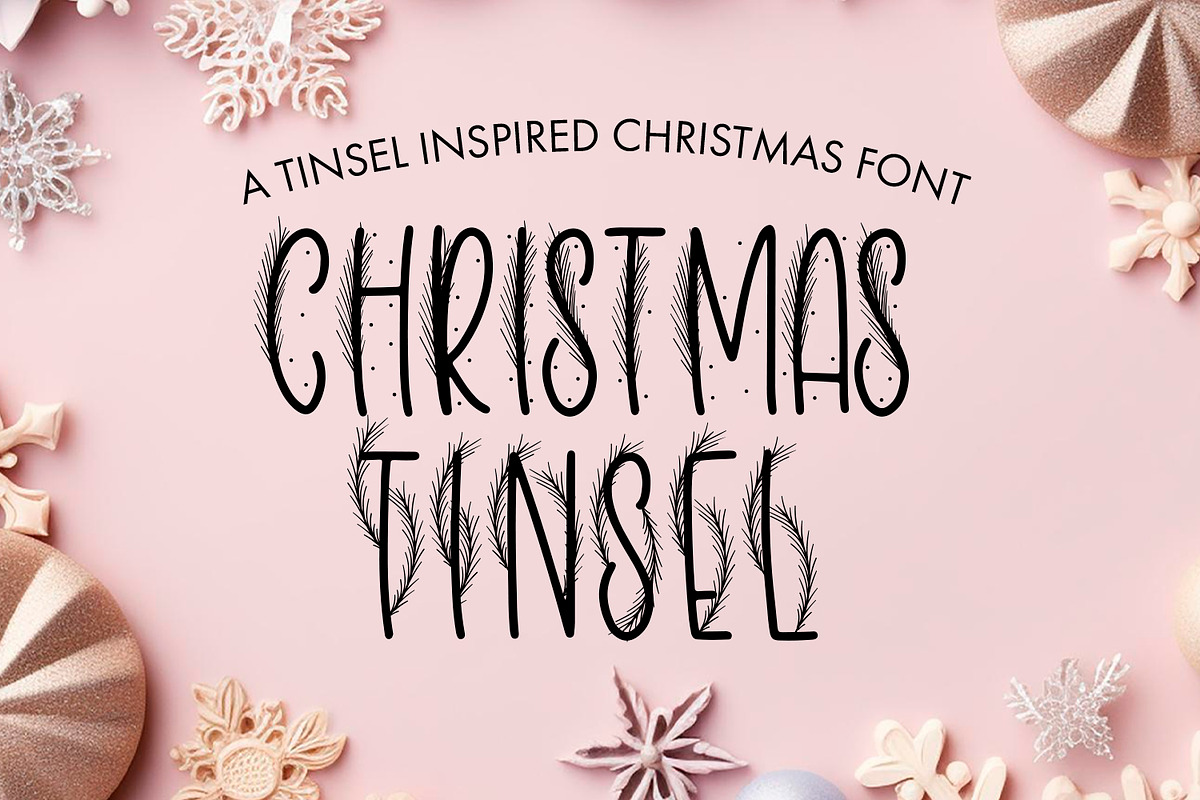 Christmas Tinsel, a Handwritten Font by Freeling Design House (Photo 1 of 6)