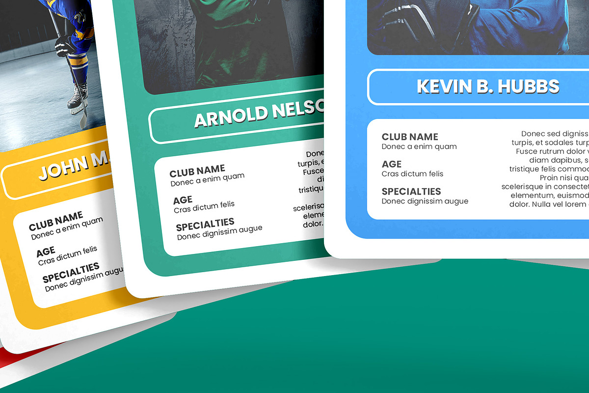 Trading Cards Mockup v3 - 8 views, an Advertising Mockup by Illusiongraphic (Photo 16 of 18)