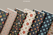 Cozy Christmas Clipart and Patterns, a Seasonal Illustration by Drafts n Doodles (Thumbnail 8 of 12)