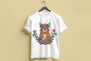 Cute Easter Groundhog Clipart Set, a Graphic by T-shirt Pond (Thumbnail 7 of 8)