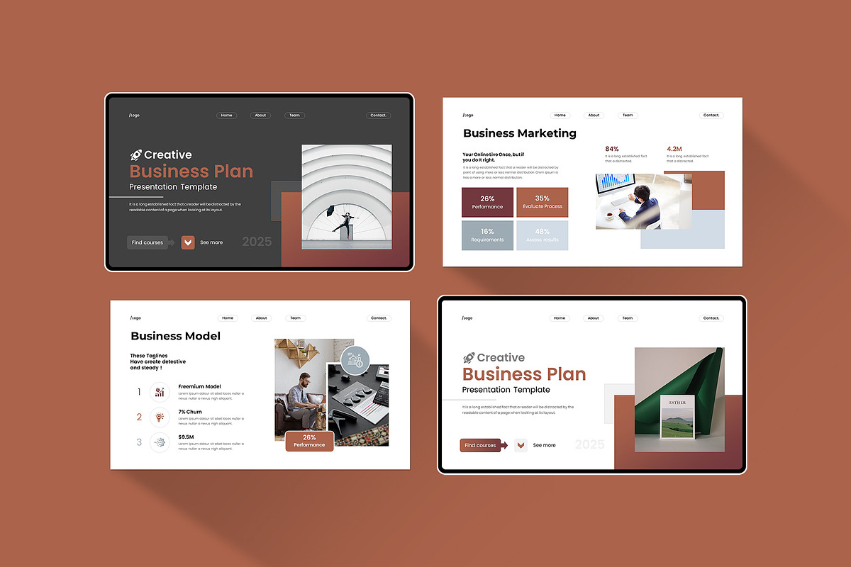 Business Plan Google Slides Template preview 2