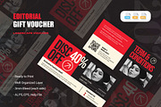 Editorial Fashion - Gift Voucher, a Print Template by AQR Studio (Thumbnail 1 of 2)