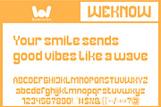 Smiling Wave font, a Font by weknow (Thumbnail 2 of 8)
