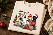 Christmas Dogs PNG – Holiday PNG, a Seasonal Illustration by Craft Nest (Thumbnail 6 of 6)