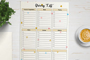 Grocery & Shopping List, a Graphic by Wow Designs (Thumbnail 6 of 6)