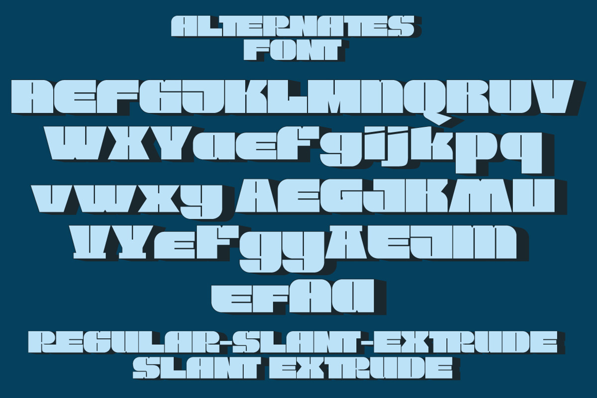 KREAK - BOLD DISPLAY FONT, a Symbol Font by tebaltipislab (Photo 5 of 16)
