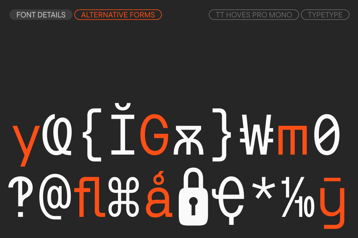 TT Hoves Pro Mono, a Sans Serif Font by TypeType (Photo 6 of 6)