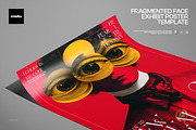 Fragmented Exhibit Poster Template, a Poster Template by creatsy5 (Thumbnail 1 of 4)