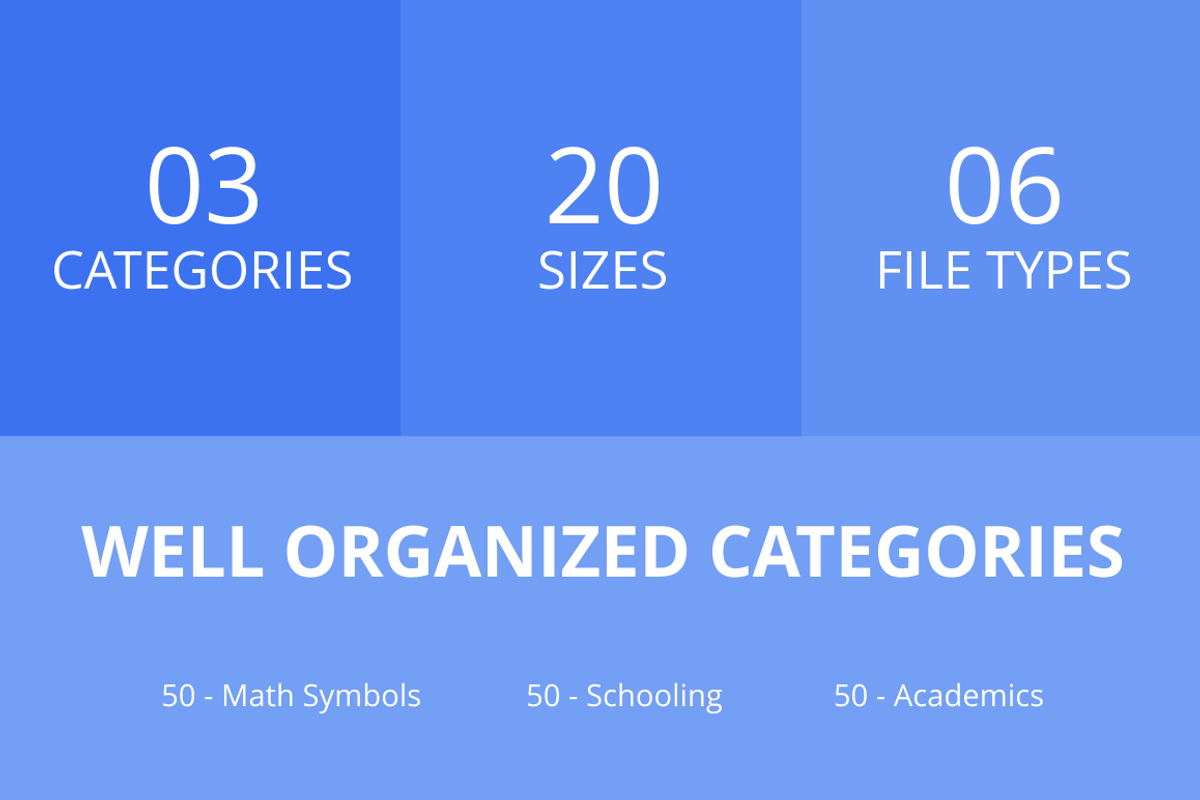 150 Academics Filled Line Icons, an Outline Icon by IconBunny (Photo 3 of 6)