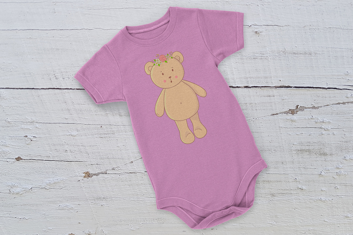 Cute teddy bear, an Illustration by BerryCaty (Photo 5 of 9)
