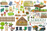 Watercolor Gardening Clipart Set, a Healthcare Illustration by Digi_Design_World (Thumbnail 1 of 5)