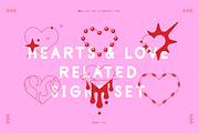 LOVECORE :: Linework flash set, an Object Graphic by V2.GRAPHICS (Thumbnail 2 of 9)