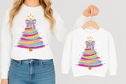 Glitter Brushstroke Christmas Tree P, an Illustration by Libby Wishes (Thumbnail 3 of 8)