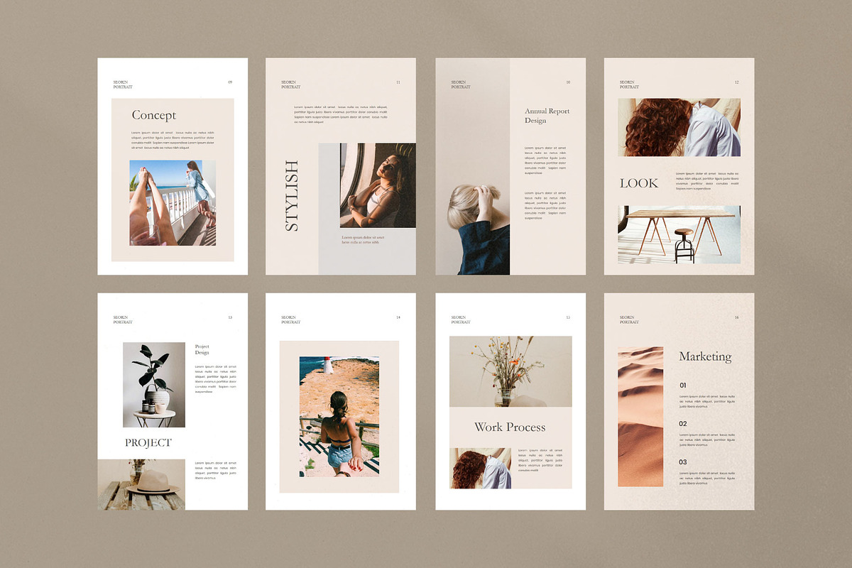 Seorin A4 Portrait - Google Slide, a Presentation Template by Twntysix (Photo 3 of 6)