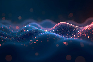 Modern Abstract Graph and Chart Patt, a Photo by LOGOCREATIVE