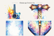 Western Leather & Denim Shapes PNG, an Illustration by Artnoy (Thumbnail 4 of 8)
