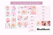 Blush Pink Shopify Website Banners, a Shopify Template by Template Twist Shop (Thumbnail 2 of 5)