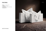 Shopping Bags with Paper Mockup, a Packaging Mockup by creatsy5 (Thumbnail 3 of 5)