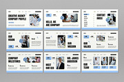 White Company Profile Google Slide, a Presentation Template by graphicook (Thumbnail 3 of 10)