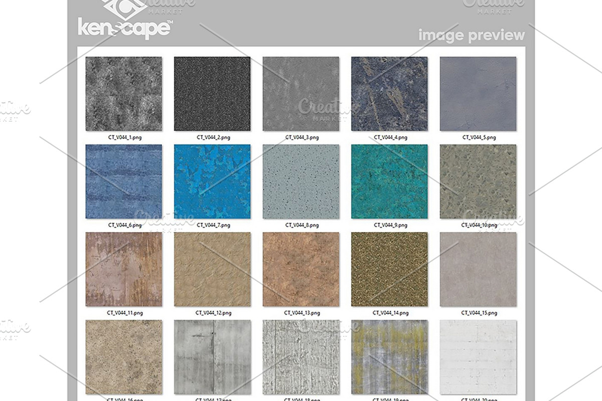 20 Seamless Concrete Textures, an Architecture Photo by KenScape (Photo 3 of 3)