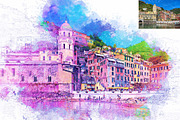 Architecture Watercolor Drawing, an Action Add-On by MRI STUDIO (Thumbnail 4 of 11)