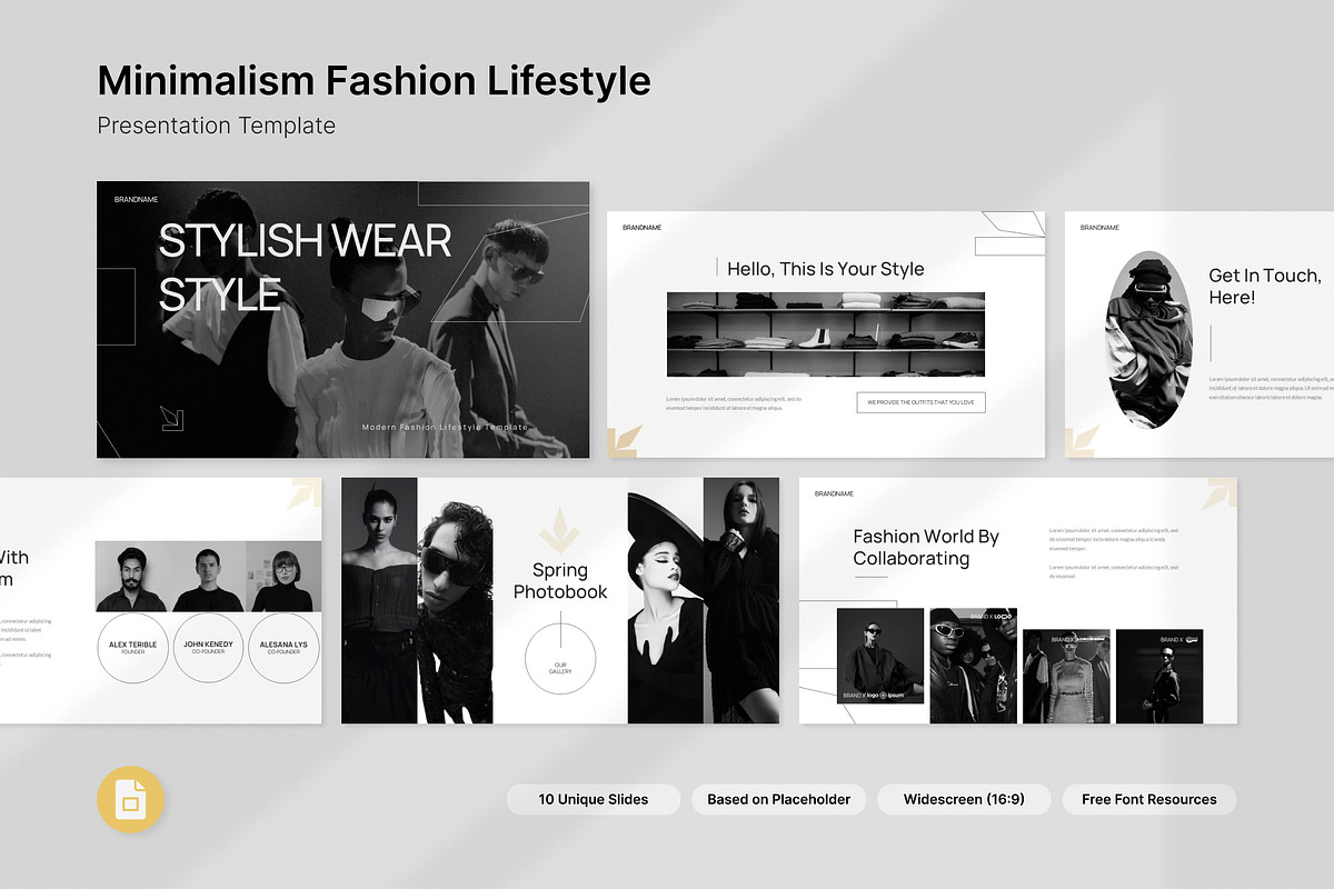 Minimalism Fashion Lifestyle Slides, a Presentation Template by Antstheme (Photo 1 of 2)
