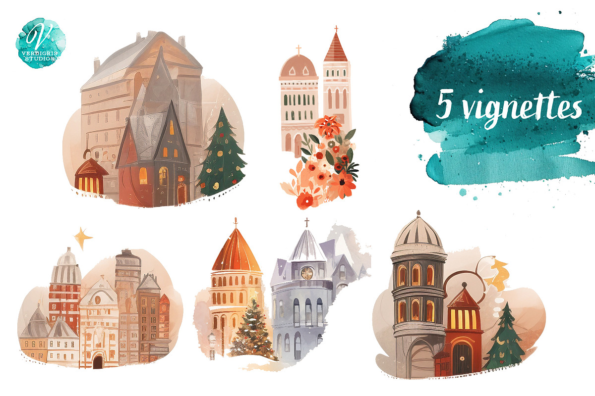 Christmas Market Graphics, an Object Graphic by Verdigris Studios (Photo 2 of 4)
