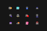 Glassmorphism Icons Set, a Graphic by Neha Guleria (Thumbnail 1 of 2)