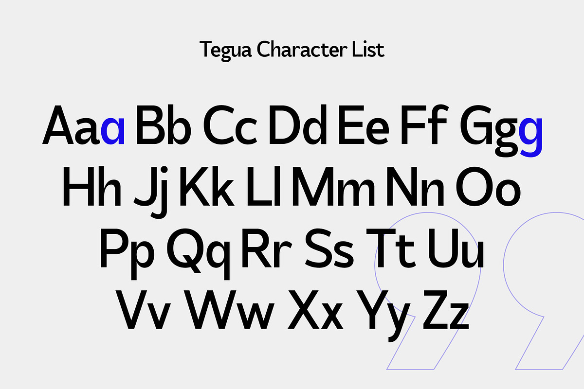 SS Tegua - Modern Sans Font, a Font by Typocracy Studio (Photo 2 of 15)