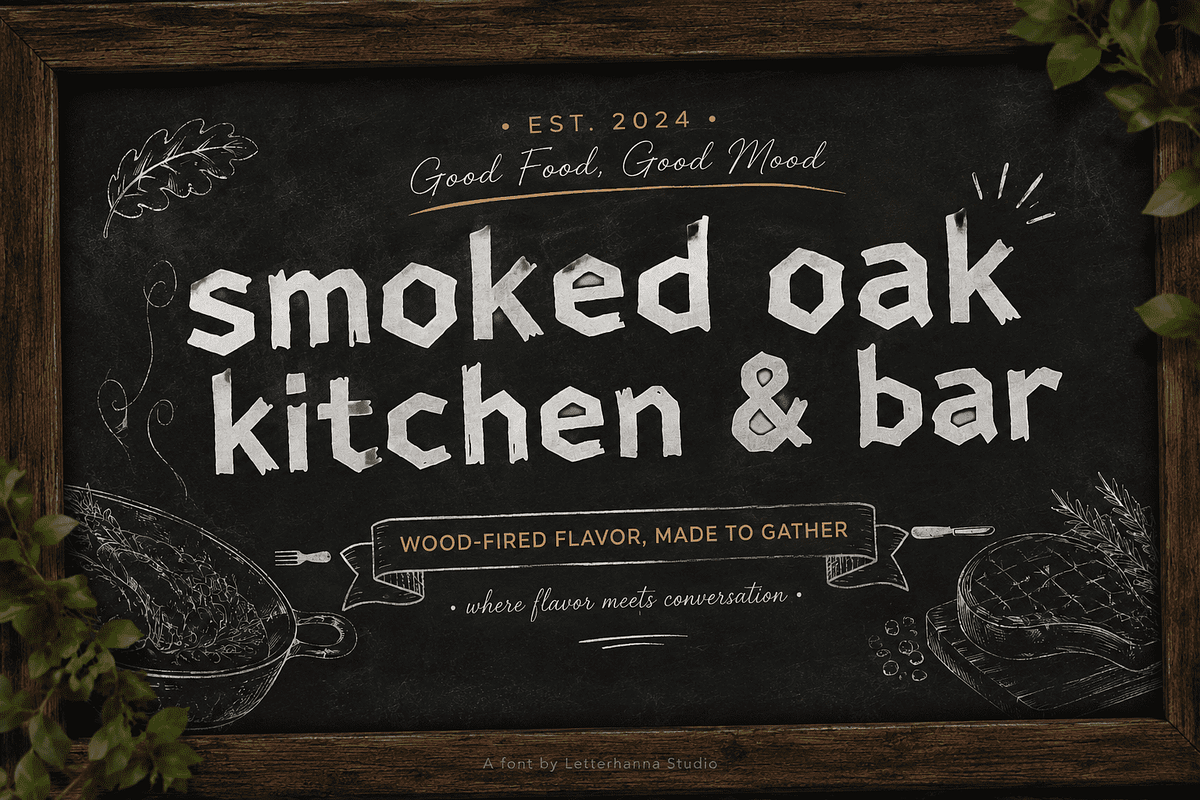 Roughcraft Font – Bold Handmade, a Handwritten Font by Letterhanna Studio (Photo 5 of 9)
