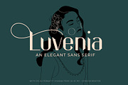 Luvenia sans serif modern, a Sans Serif Font by Missingfont.std (Thumbnail 1 of 12)