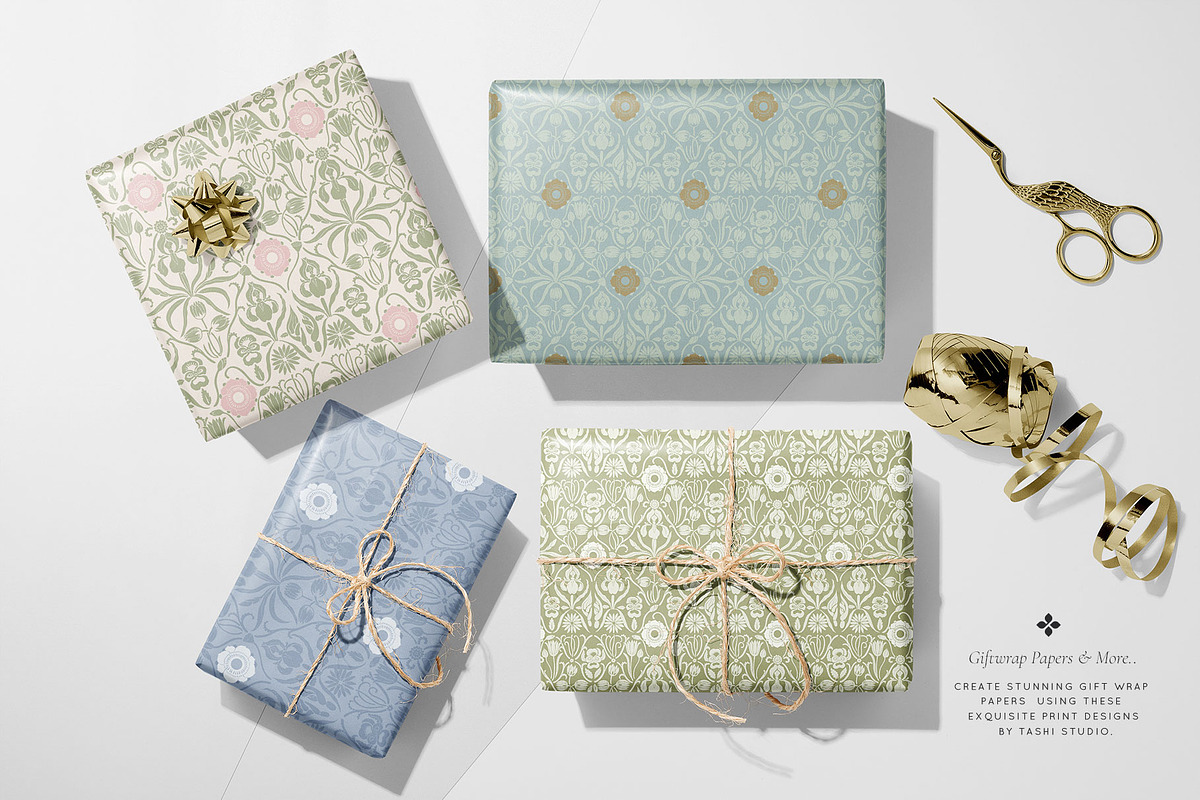 Papier Fleur, Vector Luxury Print!, a Wallpaper Graphic by Pink Linen (Photo 13 of 13)