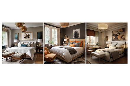 of transitional guest room interior, an Architecture Photo by pikepicture