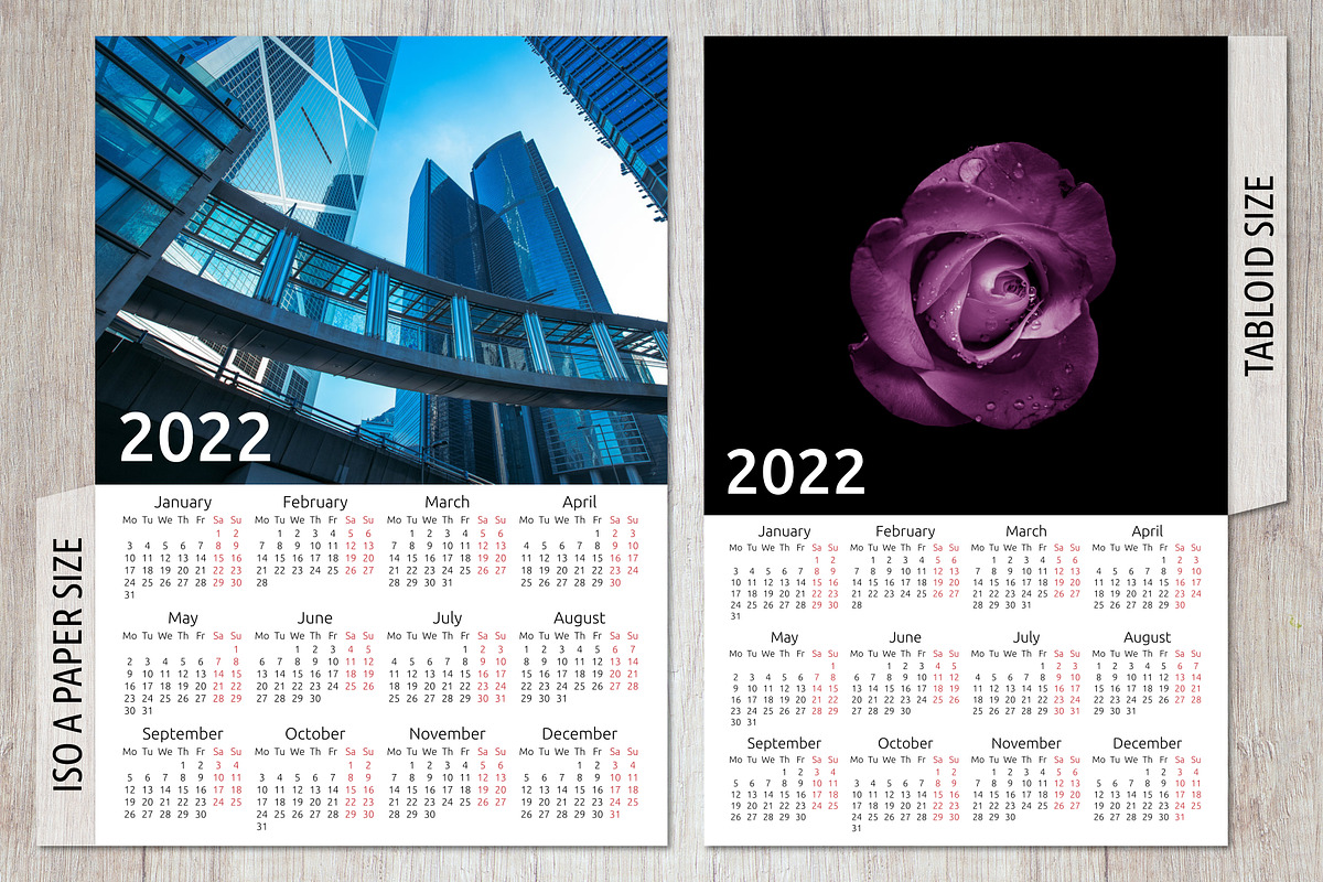 Alfa Calendar Creator 2022, a Stationery Template by inimalGraphic (Photo 3 of 7)
