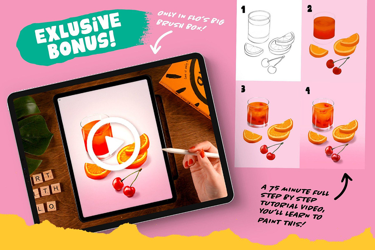 Flo’s Big Procreate Brush Box, a Brush Add-On by ArtwithFlo (Photo 34 of 35)