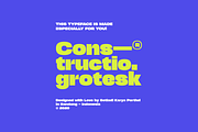 Constructio Grotesk, a Sans Serif Font by wubstudio (Thumbnail 1 of 10)