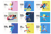 Startups flat vector illustrations, a Templates & Theme by Grivina's shop (Thumbnail 27 of 45)