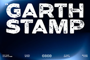 CS Garth Stamp, a Sans Serif Font by Craft Supply Co. (Thumbnail 1 of 8)