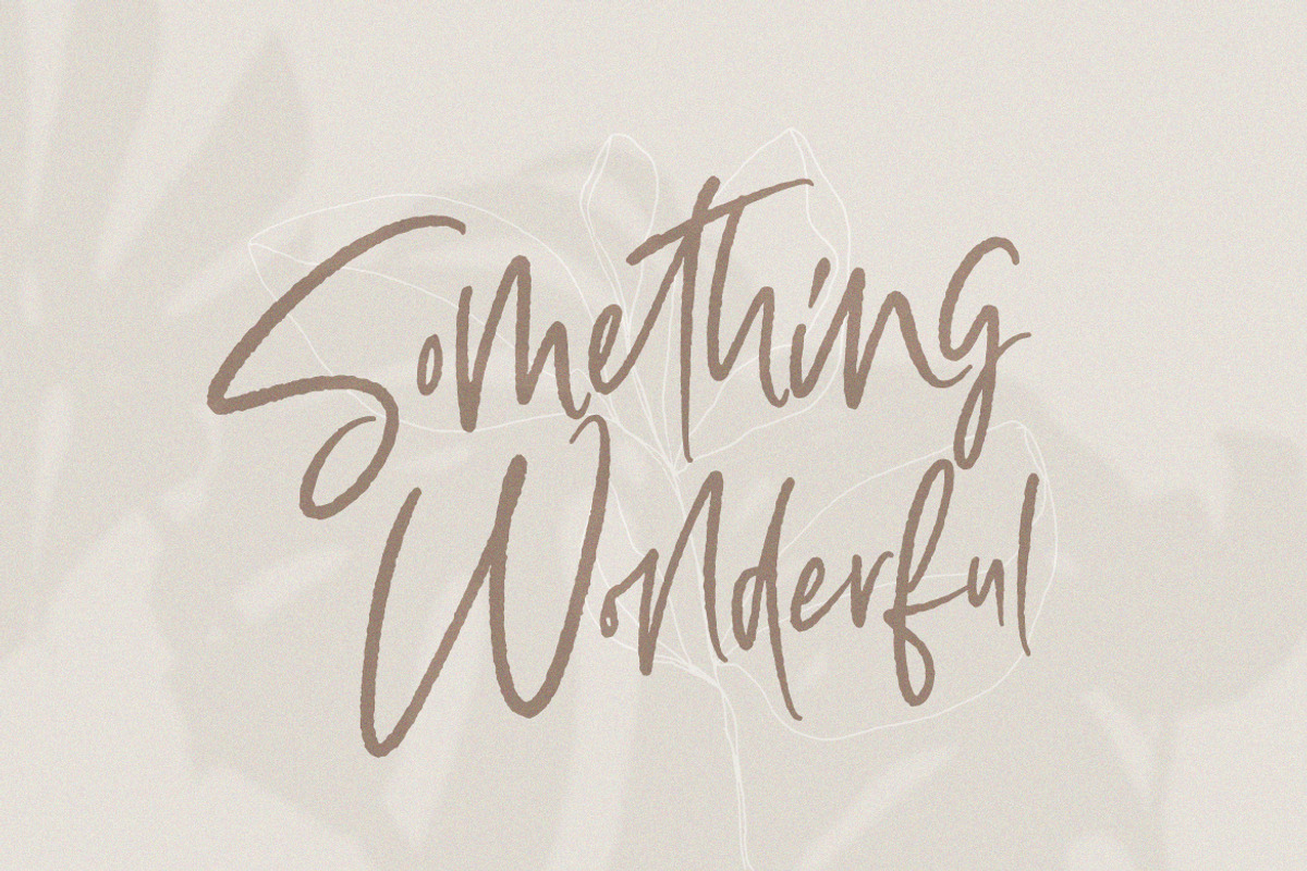 Simone Script Font preview 3