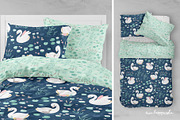 Swan Princess - Pattern & Prints, a Pattern Graphic by Brzozowska (Thumbnail 5 of 9)